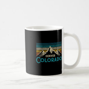 Taza De Café Recuerdo de Denver Colorado Montañas Vintage Sende