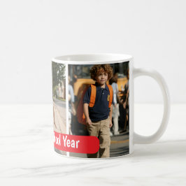 Taza De Café Recuerdo de Foto Personalizado del Primer Día de E