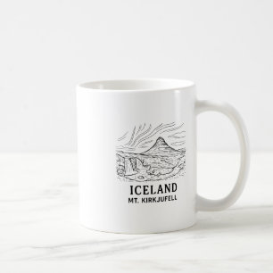 Taza De Café Recuerdo de Islandia Mt Kirkjufell Senderismo Auro