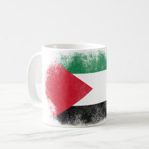 Taza De Café Recuerdo de la bandera de Palestina - palestino