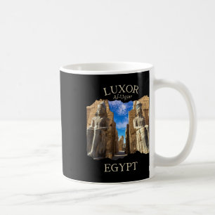 Taza De Café Recuerdo de Luxor Egipto Familia Crucero por el Ni