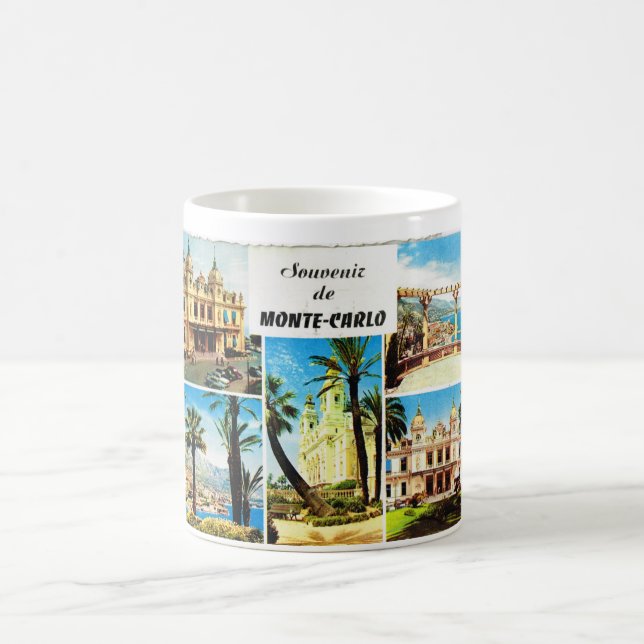 Taza De Café Recuerdo de Monte Carlo (Centro)