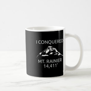 Taza De Café Recuerdo de Mt. Rainier Mount Rainier Senderismo A
