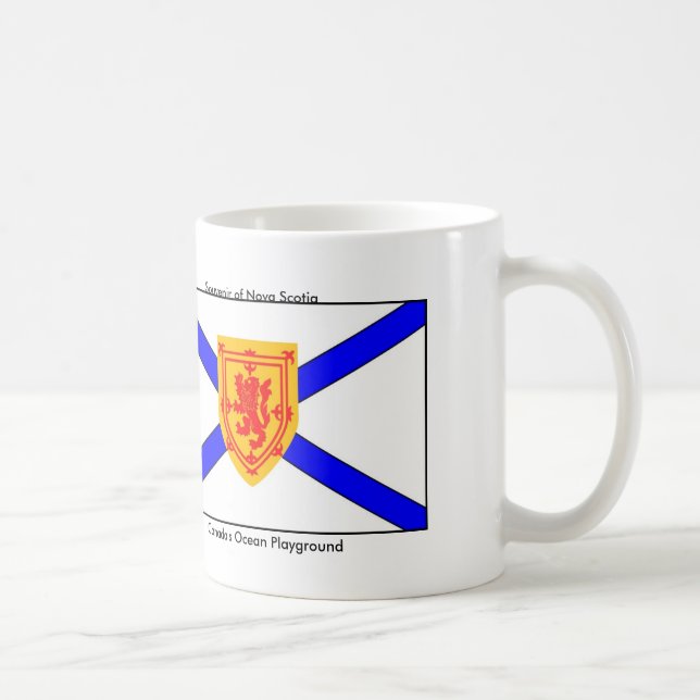 Taza De Café Recuerdo de Nueva Escocia (Derecha)