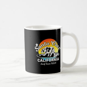 Taza De Café Recuerdo de Oso Surfista de Santa Cruz California