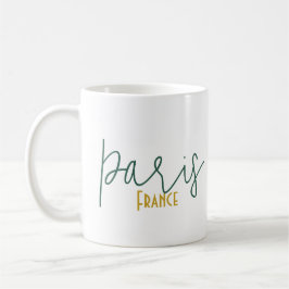 Taza De Café Recuerdo de París, Francia