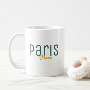 Taza De Café Recuerdo de París, Francia