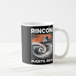 Taza De Café Recuerdo de surf de Rincon Puerto Rico