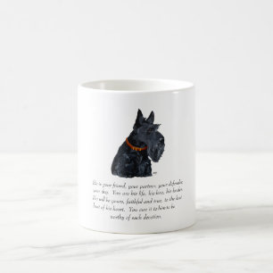 Taza De Café Recuerdo de Terrier Escocés