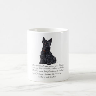 Taza De Café Recuerdo de Terrier Escocés - Perro MACHO