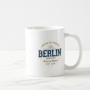 Taza De Café Recuerdo de vacaciones en Alemania Berlín vintage 