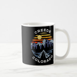 Taza De Café Recuerdo de vacaciones y camping en las montañas d