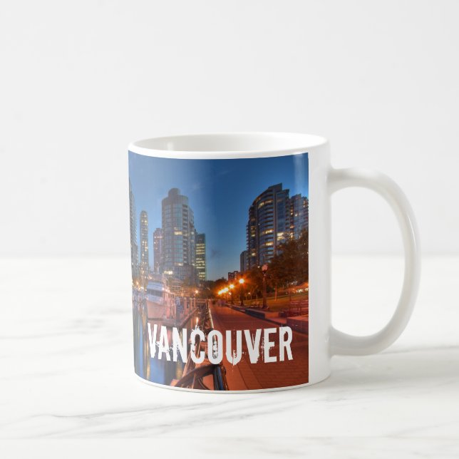 Taza De Café Recuerdo de Vancouver (Derecha)