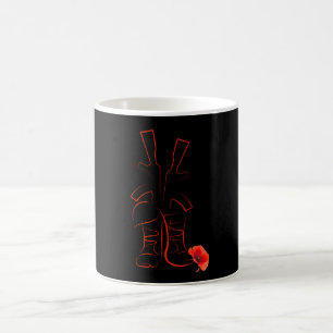 Taza De Café Recuerdo de Veteranos Orgullosos Militares y Amapo
