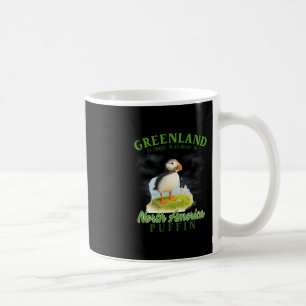 Taza De Café Recuerdo de viaje a Groenlandia frailecillo ave ár
