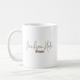 Taza De Café Recuerdo de viaje a Jackson Hole, Wyoming