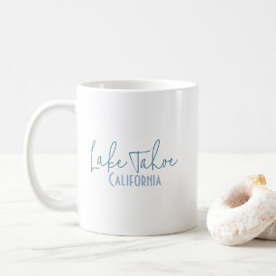Taza De Café Recuerdo de viaje al lago Tahoe, California