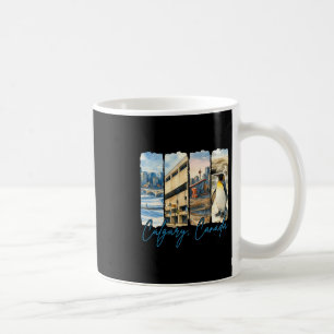 Taza De Café Recuerdo de viaje de pincelada de Calgary Canadá