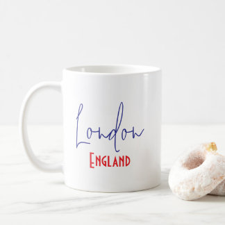 Taza De Café Recuerdo de viaje regalo Londres, Inglaterra, Rein