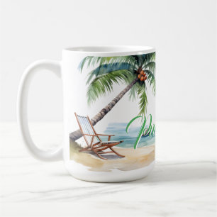 Taza De Café Recuerdo personalizado de la playa de Punta Cana