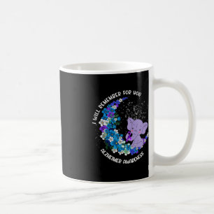 Taza De Café Recuerdo por ti Alzheimer Awareness Elephant