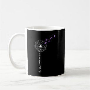Taza De Café Recuerdo Por Ti Dandelion Alzheimer Awaren