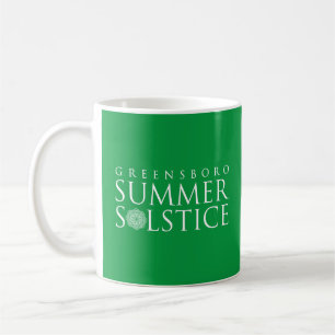 Taza De Café Recuerdo simple del solsticio de verano de Greensb