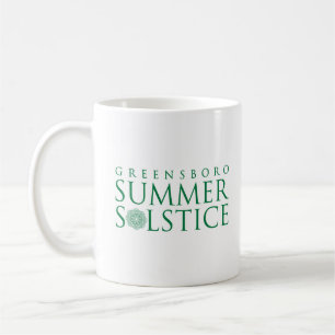 Taza De Café Recuerdo simple del solsticio de verano de Greensb