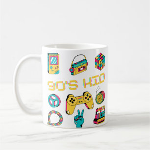 Taza De Café Recuerdos de estética retro de niño de los 90