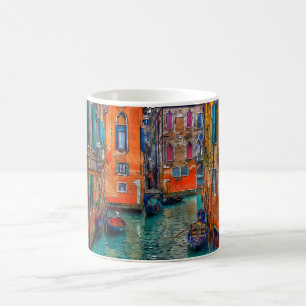 Taza De Café Recuerdos de la pintura de Venecia