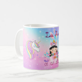 Taza De Café Recuerdos de la quinta fiesta de cumpleaños de uni