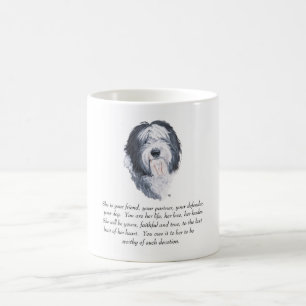 Taza De Café Recuerdos de Old English Sheepdog