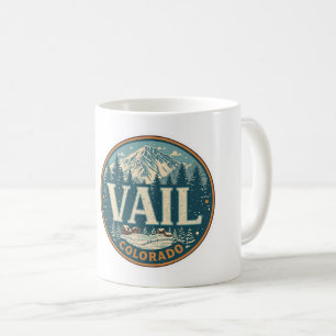 Taza De Café recuerdos de verano al aire libre vintage Vail col