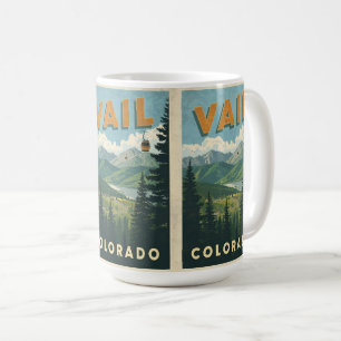 Taza De Café recuerdos del teleférico al aire libre de Vail Col