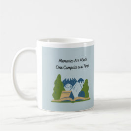 Taza De Café Recuerdos hechos en un camping a la vez