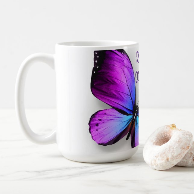 Taza De Café Recuerdos Mariposa Mug (Con donut)