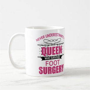 Taza De Café Recuperación De Cirugía De Pies Para Mujeres