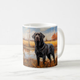 Taza De Café Recuperación de Labrador de otoño