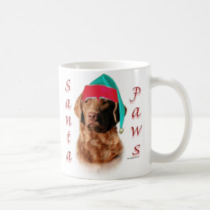 Taza De Café Recuperador de Bahía de Chesapeake Santa Paws
