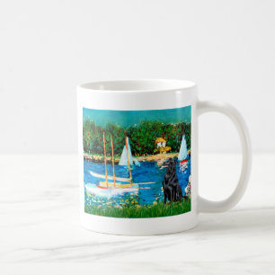 Taza De Café Recuperador plano 1 - Barcos de vela