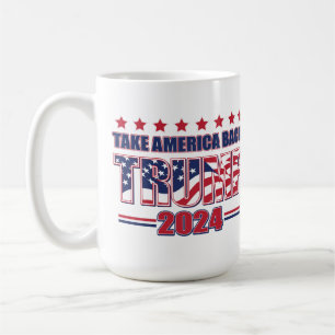 Taza De Café Recuperar a Estados Unidos Trump 2024