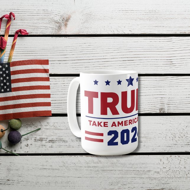 Taza De Café Recuperar a Estados Unidos Trump 2024 (Trump 2024 coffee cup mug)