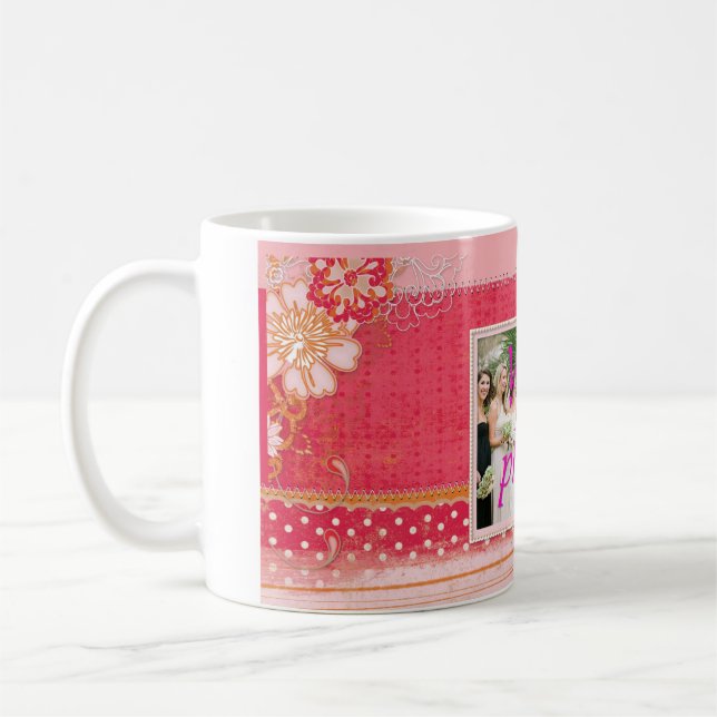 Taza De Café Red and Pink Mug (Izquierda)
