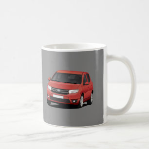 Taza De Café Red Dacia Sandero 2 x imagen