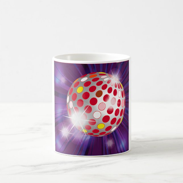 Taza De Café Red Disco Ball (Subido por el creador)