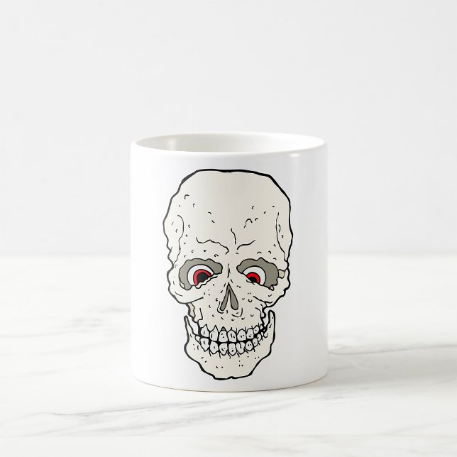 Taza De Café Red Eyes Skull (Subido por el creador)