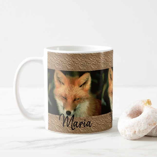 Taza De Café Red Fox Mug (Con donut)