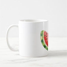 Taza De Café Red Green Watermelon 