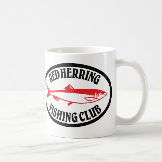 Taza De Café Red Herring que pesca al club