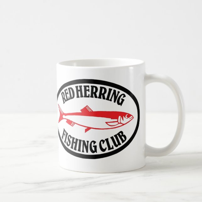 Taza De Café Red Herring que pesca al club (Derecha)